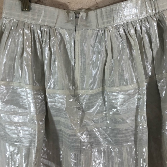 NWT 1. State Metallic Pleated Mini Skirt - Picture 6 of 8